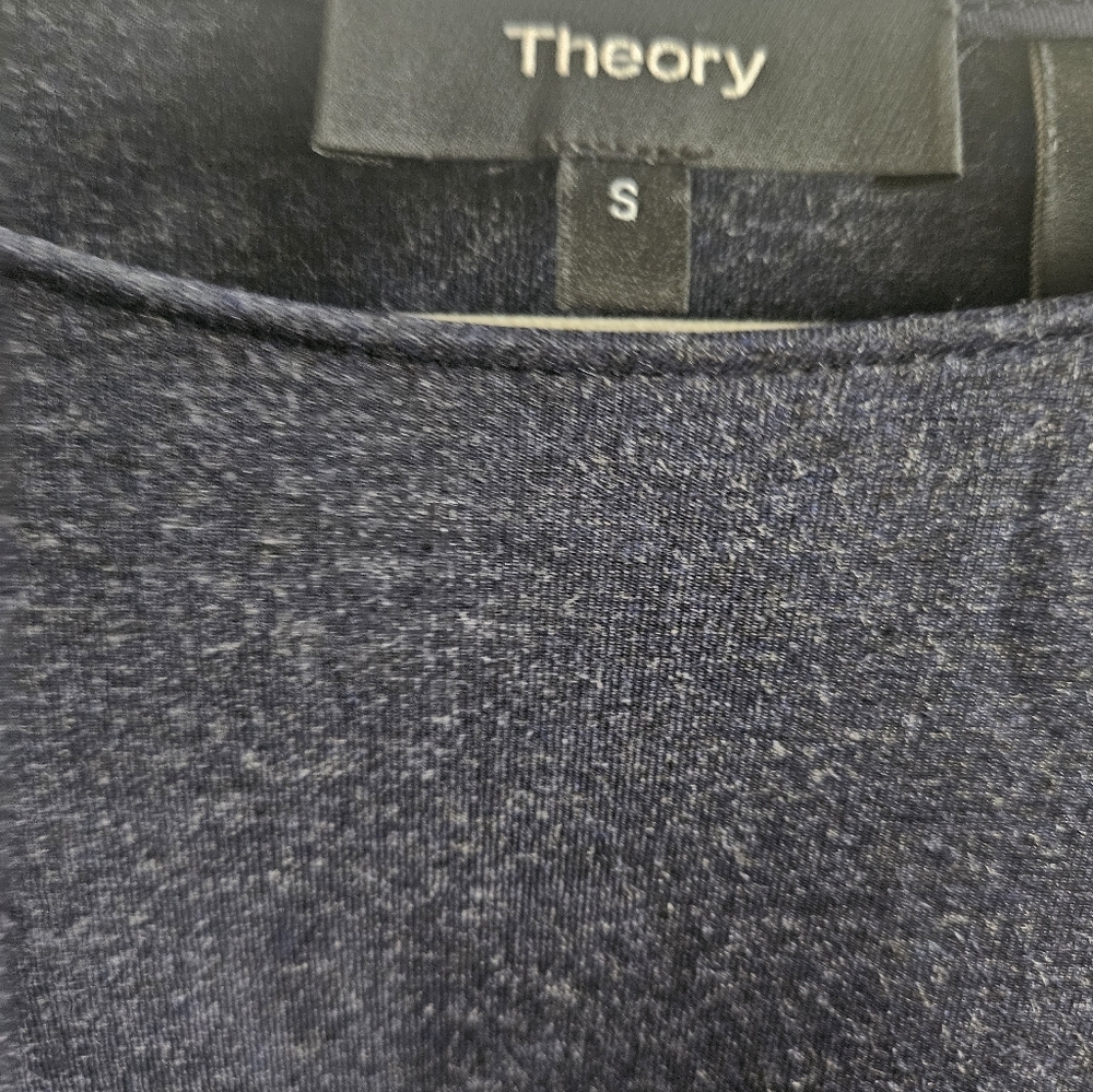 Theory Size S super Soft Navy Dress - Picture 3 of 5